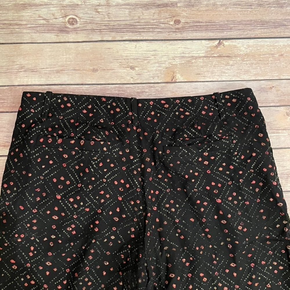 Peruvian Connection Wide Leg Crop Pants Geometric Abstract Pattern - Picture 4 of 10